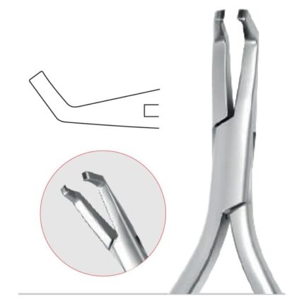 Bracket Debonding Angled Plier