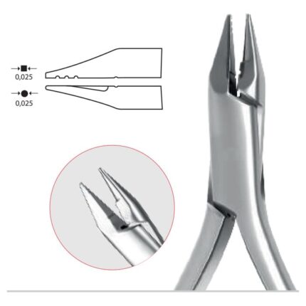 Bird Beak Plierwith 3 Grooves 0,7 mm